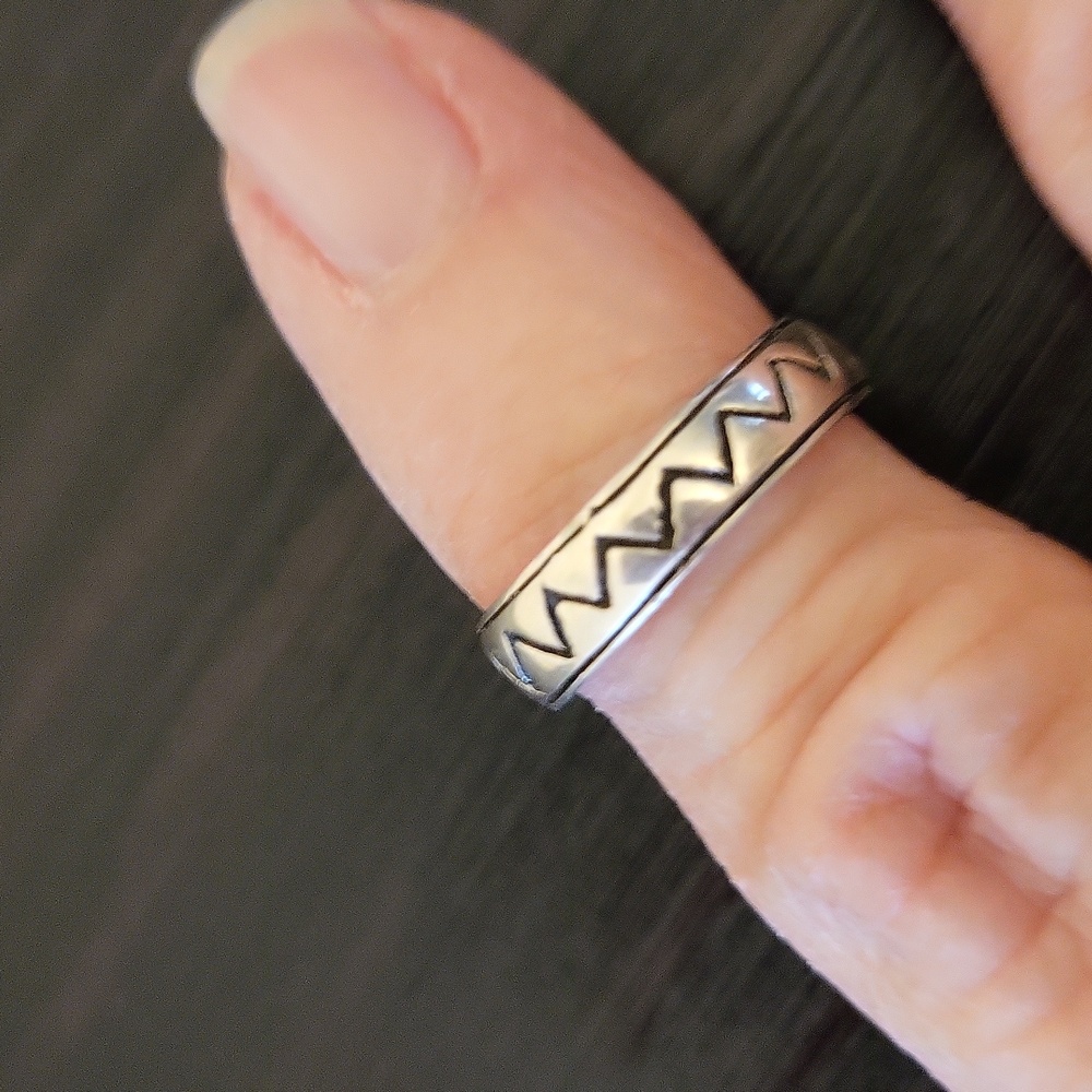 925 Silver Adjustable Toe Ring - image 5